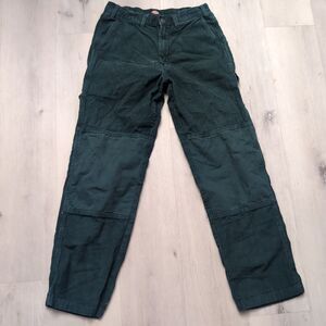 Dickies REWORKED UTILITY Corduroy PANTs Mens Tag Say 32 Measure In Pics Green